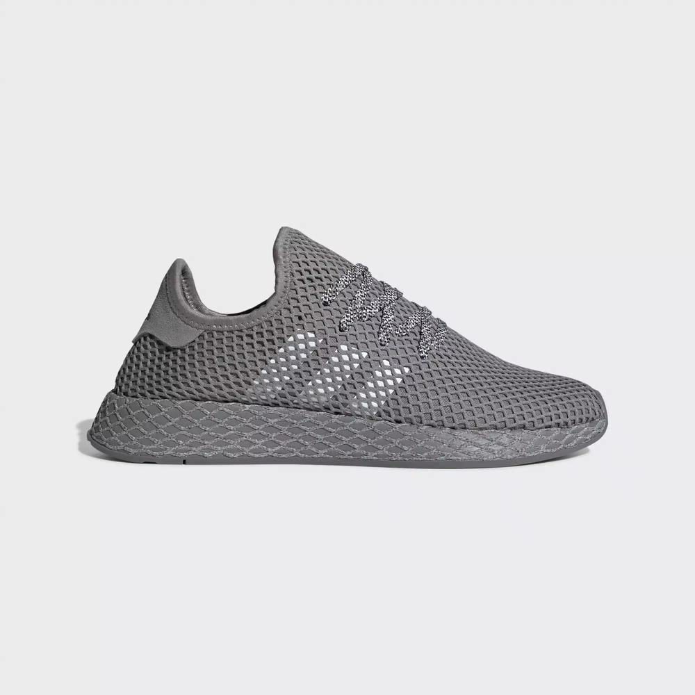 Adidas Deerupt Runner Tenis Grises Para Hombre (MX-98571)